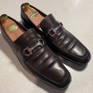 Salvatore Ferragamo Men loafer UK 9.5 Brown